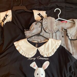 (6) Jirai kei Ryousangata blouses bulk sale